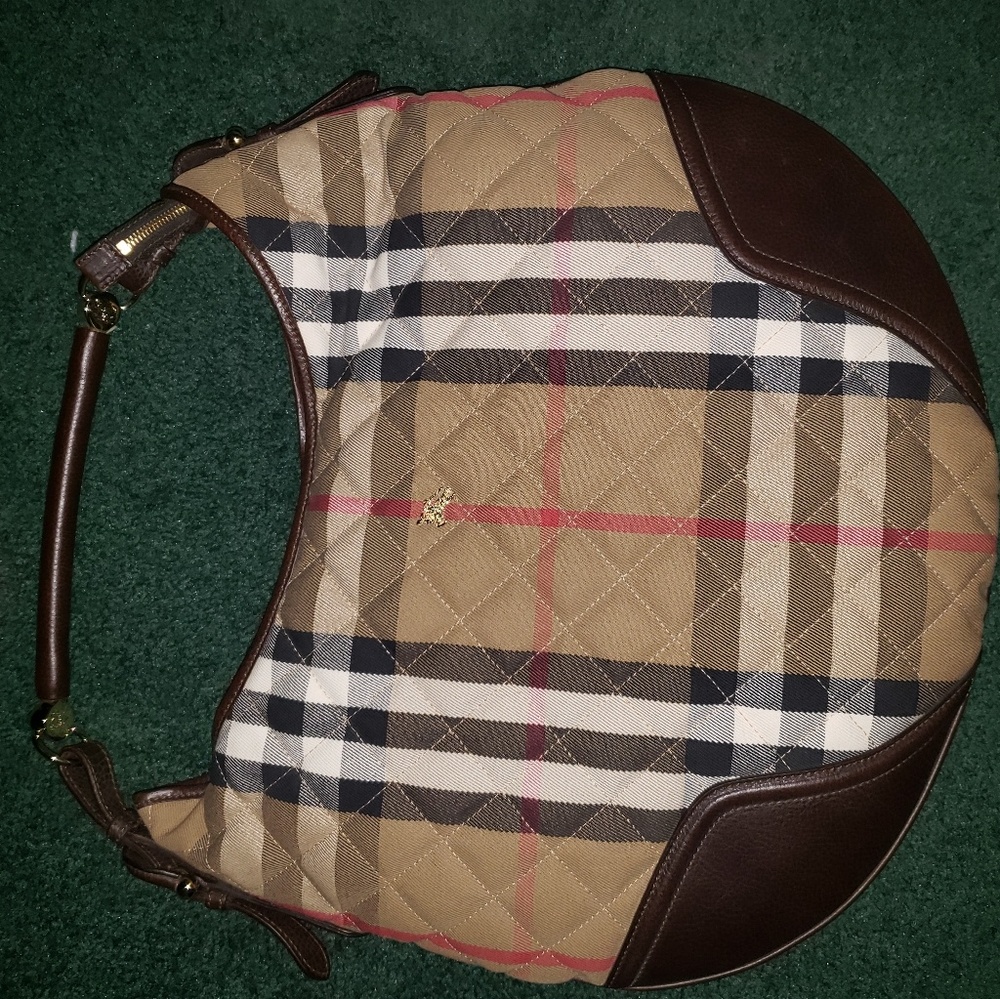 Authentic Burberry hobo bag